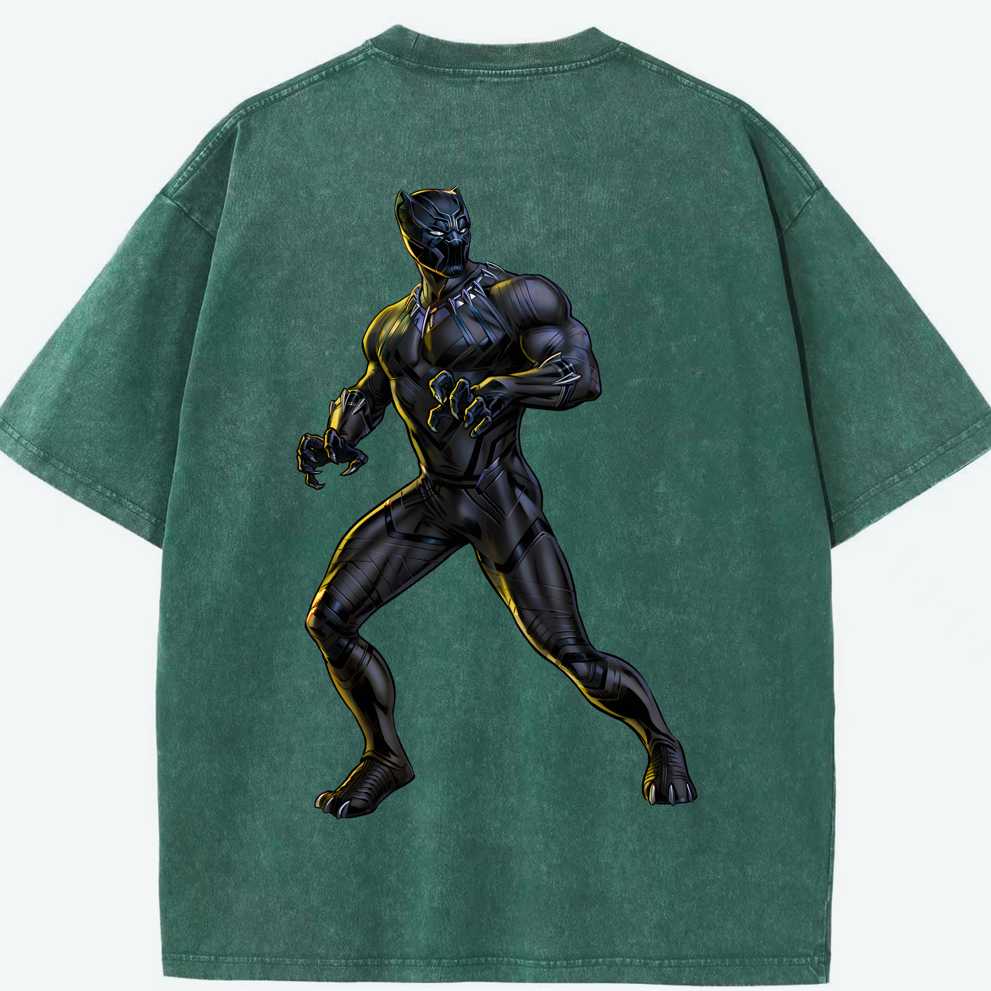 （画像用） アベンジャーズ The Avengers 綿100% ヴィンテージ風 半袖Tシャツ（背面プリント）